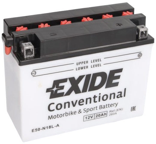 EXIDE BIKE E50-N18L-A 20AH 260A 12V R+