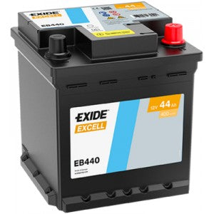 EXIDE EXCELL 44AH 400A R+