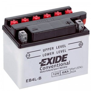 EXIDE BIKE EB4L-B 4AH 50A 12V R+