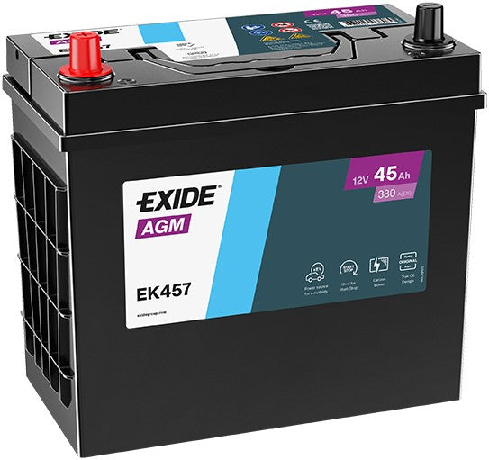 EXIDE AGM 45AH 380A L+ JIS