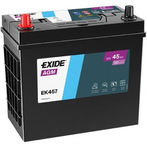 EXIDE AGM 45AH 380A L+ JIS