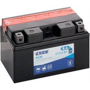 EXIDE BIKE AGM ETZ10-BS 8.6AH 145A 12V L+