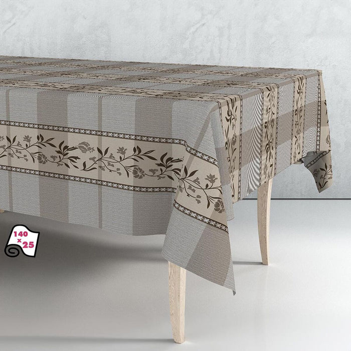 Руло покривка Exma Мушама Кафяв Бежов Класически 140 cm x 25 m