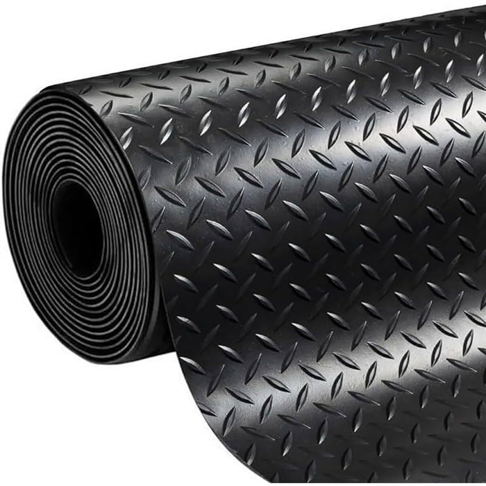 Roll of Anti-Slip Material Exma Черен Естествен каучук 1 x 10 m Диамант