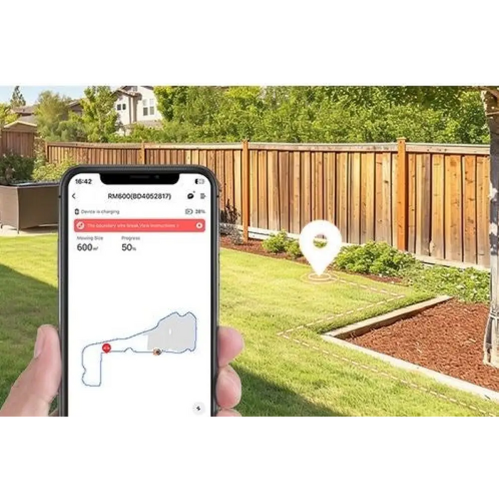 EZVIZ RM600 оранжева роботизирана косачка за трева