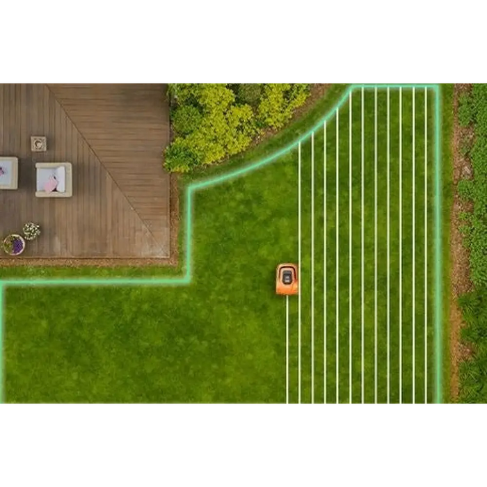 EZVIZ RM600 оранжева роботизирана косачка за трева