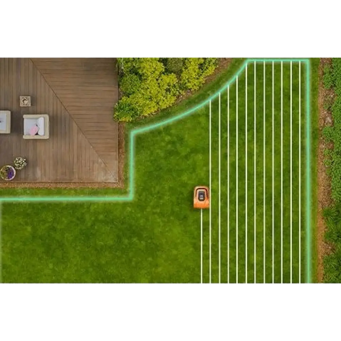 EZVIZ RM600 оранжева роботизирана косачка за трева