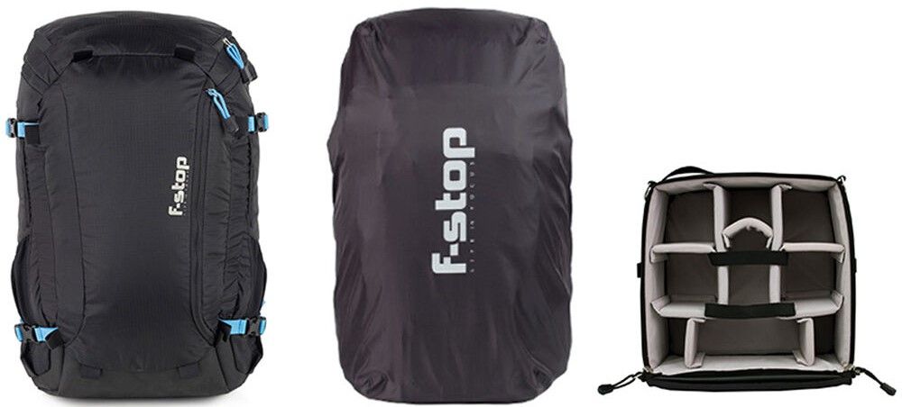 Раница F-Stop - Kashmir UL, Medium, 30l, черна + чанта и дъждобран