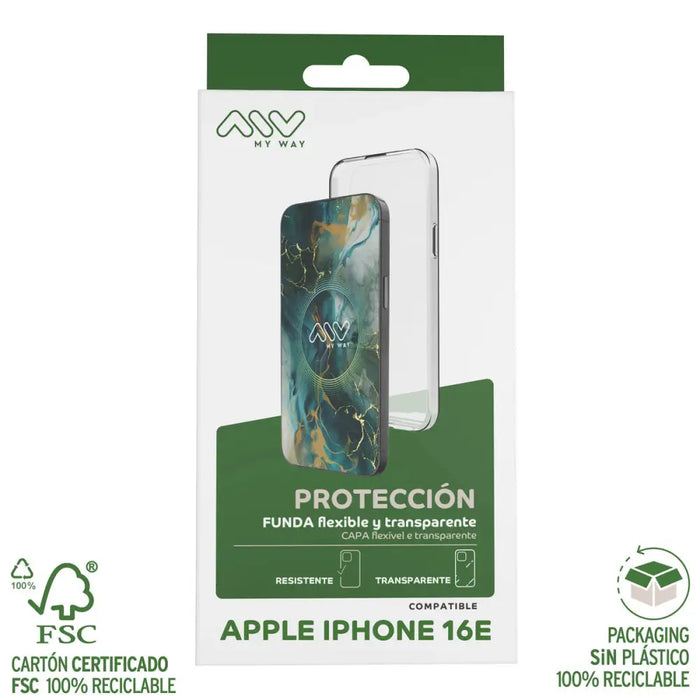 Калъф за мобилен телефон Myway IPhone 16e Прозрачен