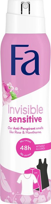 Дезодорант Invisible sensitive, 150 ml