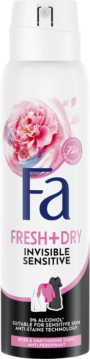 Дезодорант Invisible sensitive, 150 ml