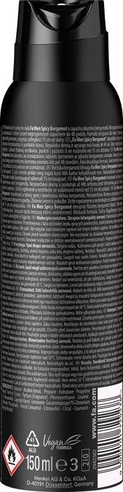 Део спрей Spicy Bergamot 150мл, 150 ml