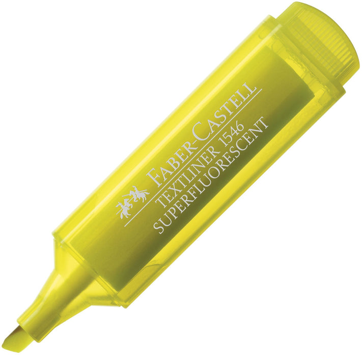 Текст маркер Faber-Castell 1546 - Жълт неон