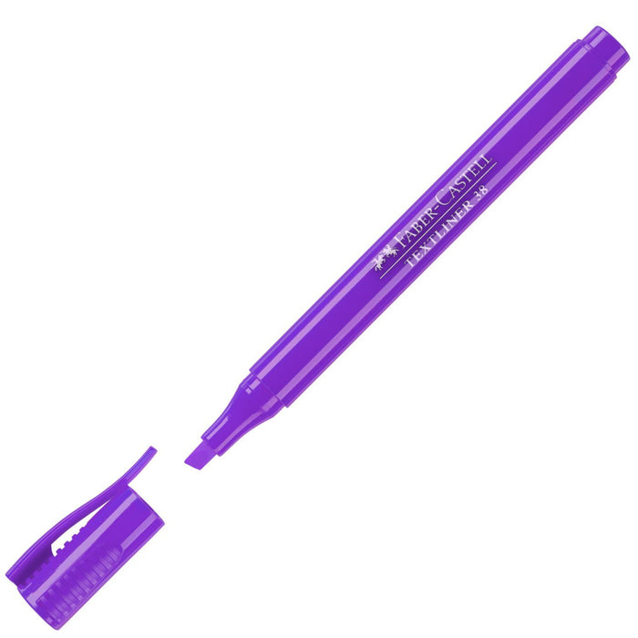 Текст маркер Faber-Castell Slim 38 - Виолетов