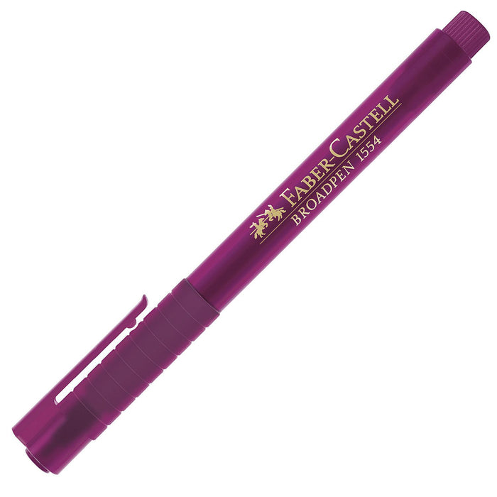 Тънкописец Faber-Castell 1554 - Лилав, 0.8 mm