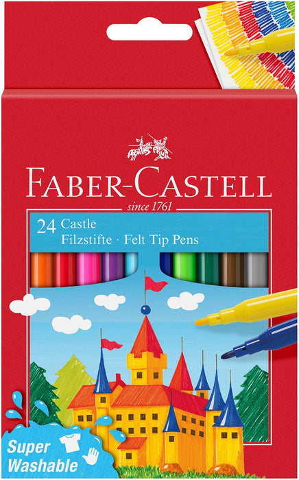 Флумастери Faber-Castell Castle - 24 цвята