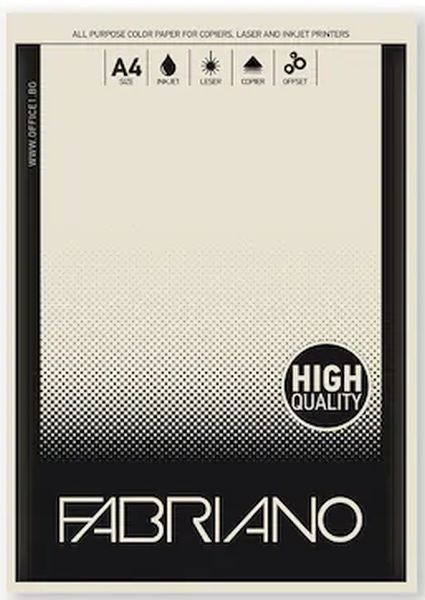 Копирен картон Fabriano - A4, 160 g/m2, 50 листа, слонова кост