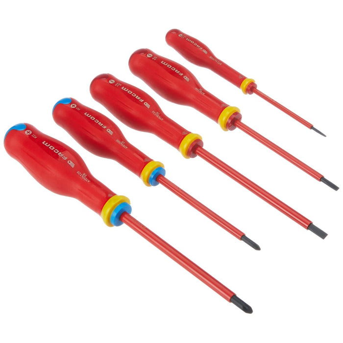 Комплект Отвертки Facom Protwist Isolated 1000V AT5VE.PB Плосък Pozidriv 5 Части