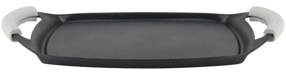 Грил плоча Fagor - Fundigrill, 26 х 20 х 3.7 cm, черна