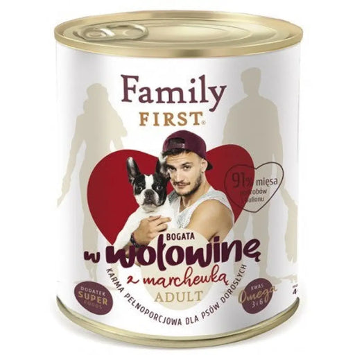 FAMILY FIRST Adult Beef с моркови - Мокра храна за кучета