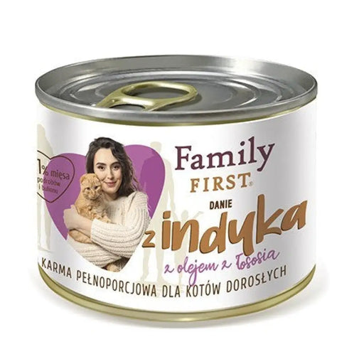 FAMILY FIRST Adult Turkey dish - мокра храна за котки