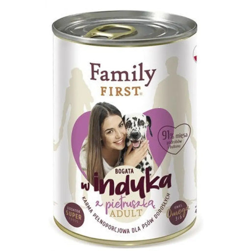 FAMILY FIRST Adult Turkey с магданоз - Мокра храна