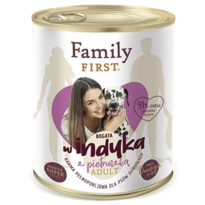 FAMILY FIRST Adult Turkey с магданоз - Мокра храна