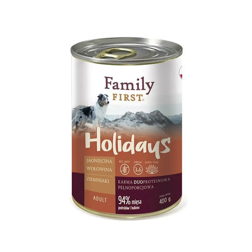 FAMILY FIRST Holidays Adult Lamb Beef Potato - Мокра храна