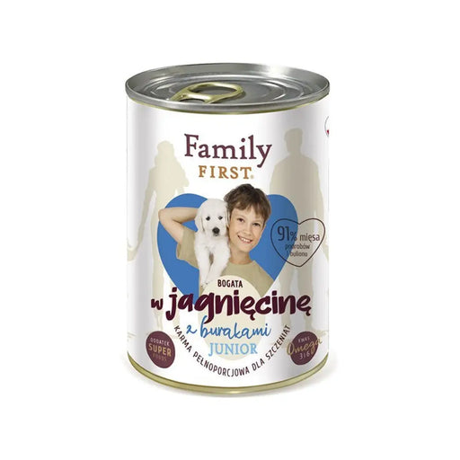 FAMILY FIRST Junior Агнешко с цвекло - Мокра храна