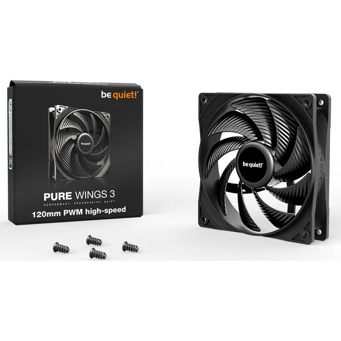 Fan Be Quiet! Високоскоростен Pure Wings 3 120mm PWM