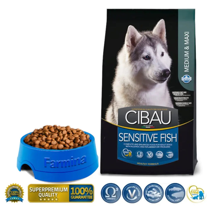 Farmina Cibau Sensitive Fish Medium/Maxi 12кг