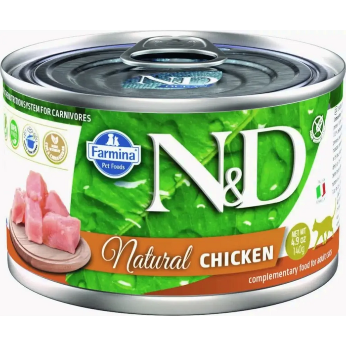 FARMINA N&D Cat Natural Chicken - мокра храна за котки