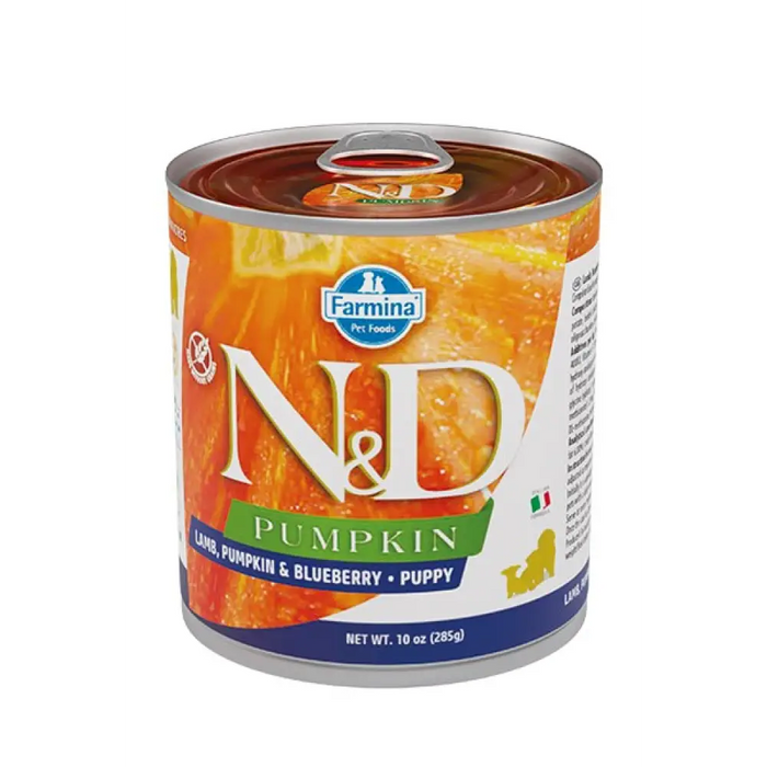 FARMINA N&D DOG LAMB&PUMPKIN&BLUEBERRY PUPPY 285g