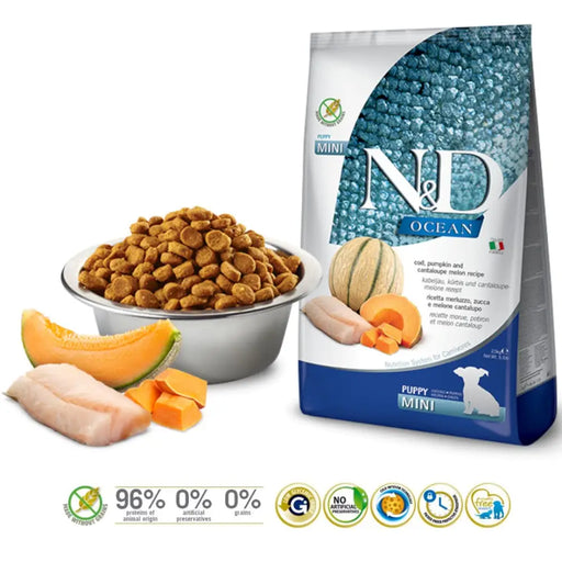 FARMINA N&D Ocean Dog Cod Pumpkin & Cantaloupe Melon Puppy