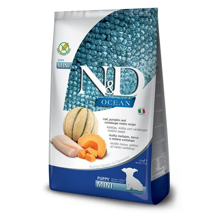FARMINA N&D Ocean Dog Cod Pumpkin & Cantaloupe Melon Puppy