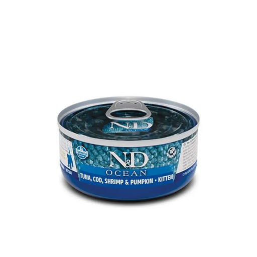FARMINA N&D Ocean Kitten Tuna Cod Shrimp & Pumpkin – мокра