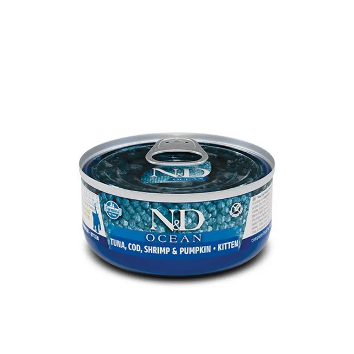 FARMINA N&D Ocean Kitten Tuna Cod Shrimp & Pumpkin – мокра