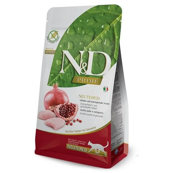 FARMINA N&D Prime Neutered Chicken&Pomegranate Adult - суха