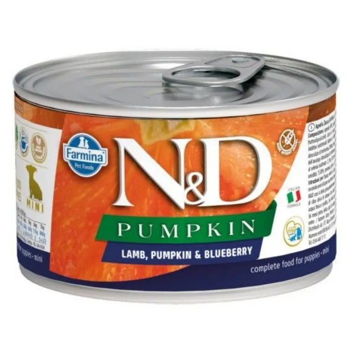 FARMINA N&D Puppy Lamb&Pumpkin&Blueberry - мокра храна