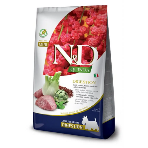 FARMINA N&D N&D Quinoa Digestion Lamb Mini Adult - суха