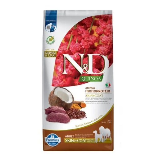 FARMINA N&D Quinoa Dog Skin&Coat Venison&Coconut Adult