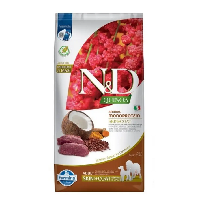 FARMINA N&D Quinoa Dog Skin&Coat Venison&Coconut Adult