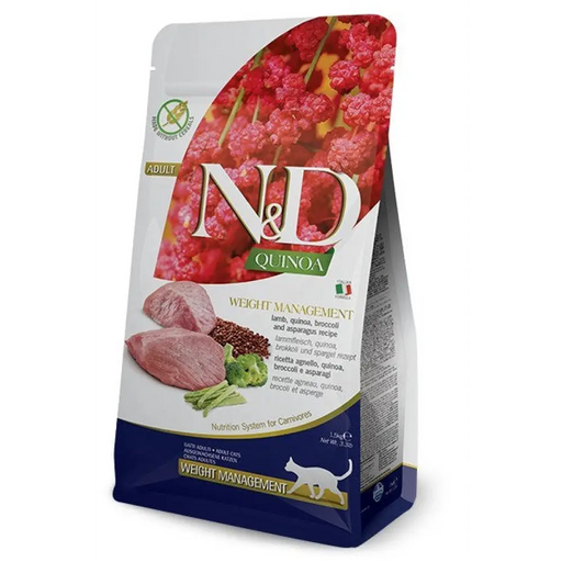 FARMINA N&D Quinoa Weight Management Lamb&Broccoli - суха