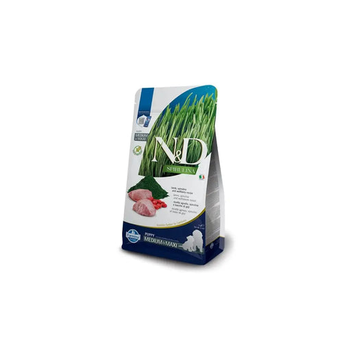 FARMINA N&D Spirulina Lamb Puppy MED/MAXI - суха храна