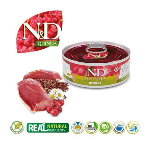 FARMINA N&D CAT Quinoa Urinary Adult - мокра храна за котки