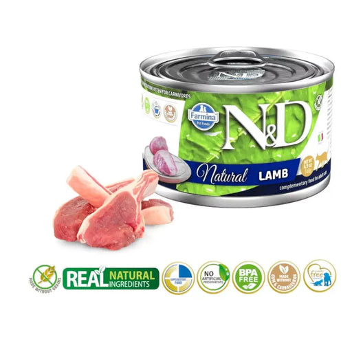 FARMINA N&D Cat Natural Lamb- мокра храна за котки - 140 гр