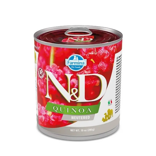 FARMINA N&D Dog Quinoa Pork Neutered - мокра храна