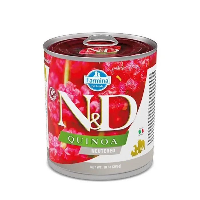 FARMINA N&D Dog Quinoa Pork Neutered - мокра храна