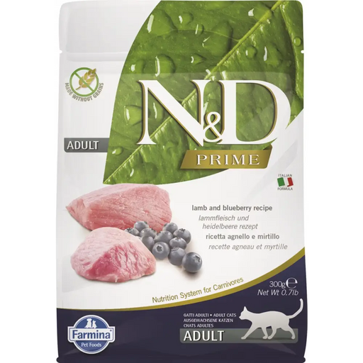 FARMINA N&D Prime Cat Lamb and Blueberry Adult - суха храна