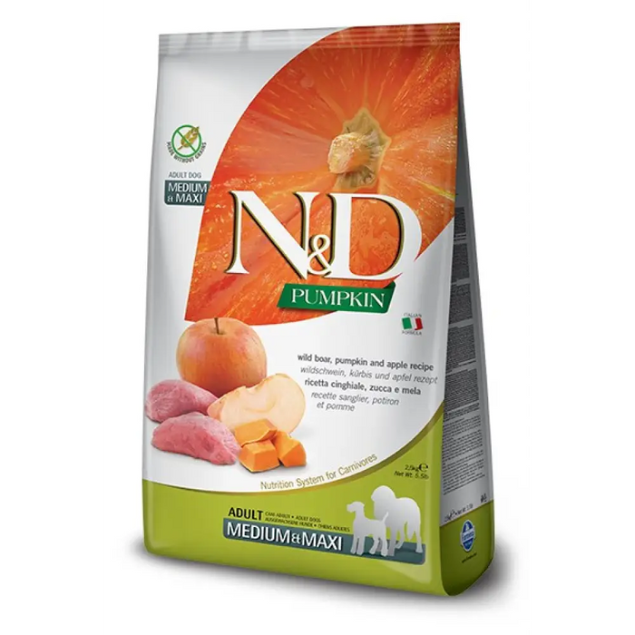 Farmina Pet Food BOAR AND APPLE ADULT MEDIUM & MAXI